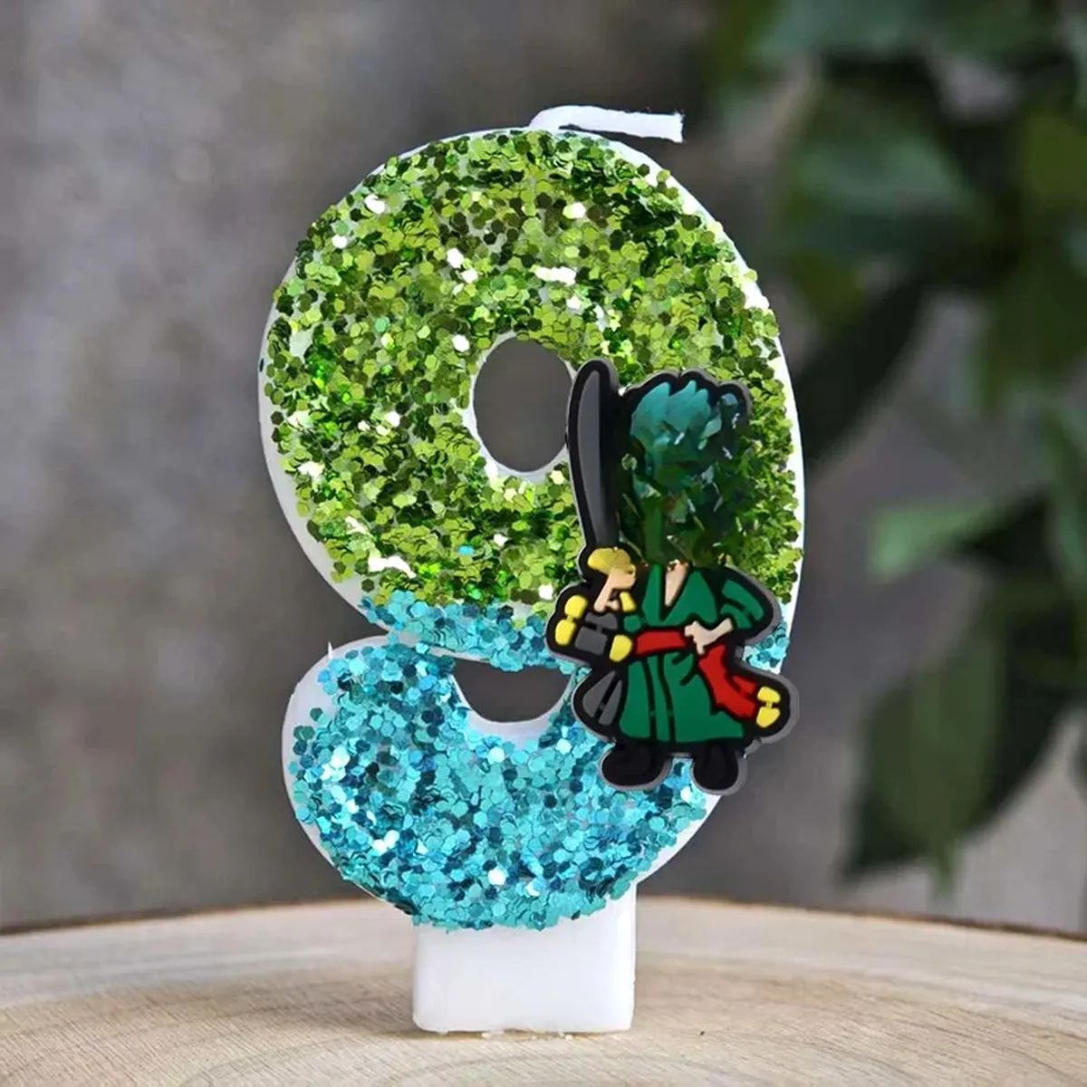 Velas de One Piece con número del 0 al 9 para pastel – f 9