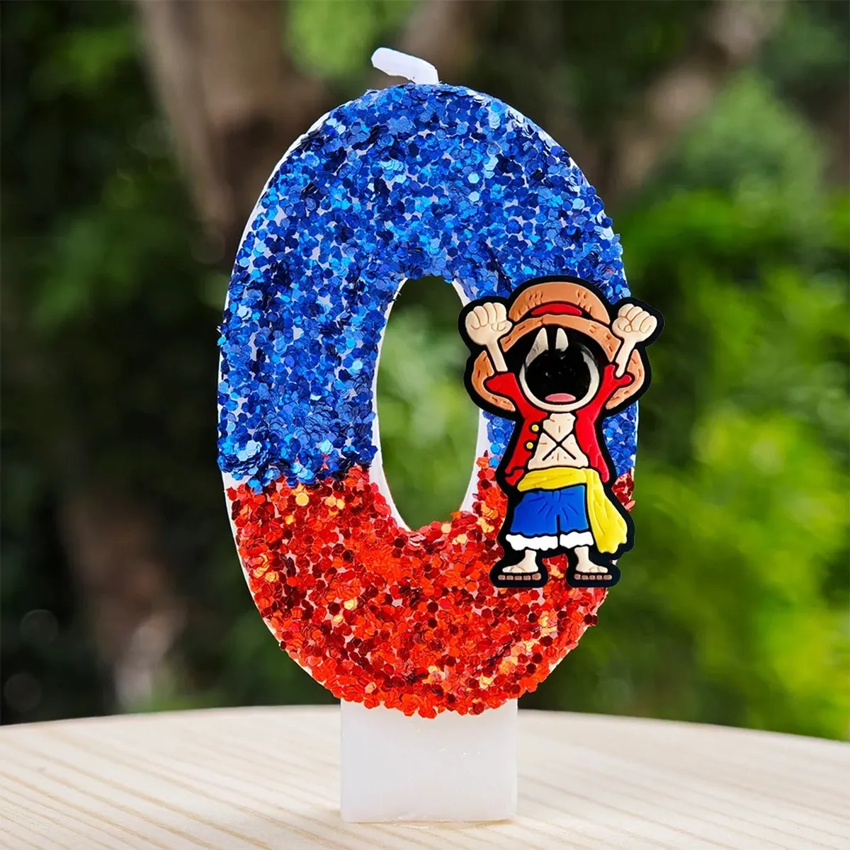 Velas de One Piece con número del 0 al 9 para pastel – g 0
