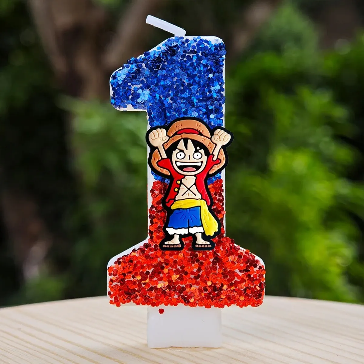 Velas de One Piece con número del 0 al 9 para pastel – g 1