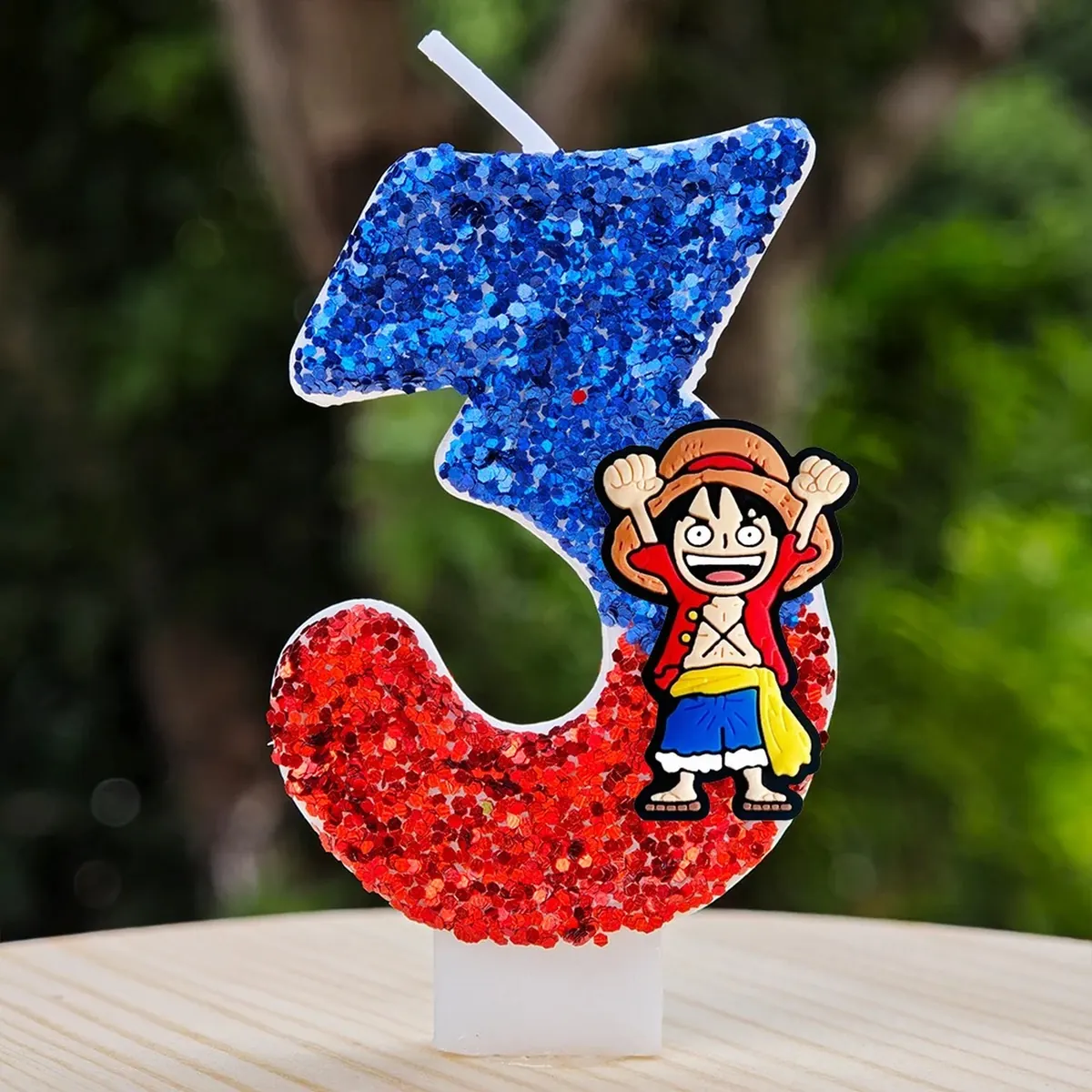Velas de One Piece con número del 0 al 9 para pastel – g 3