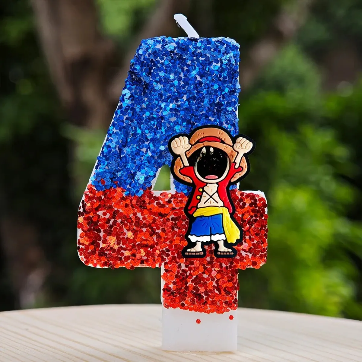 Velas de One Piece con número del 0 al 9 para pastel – g 4