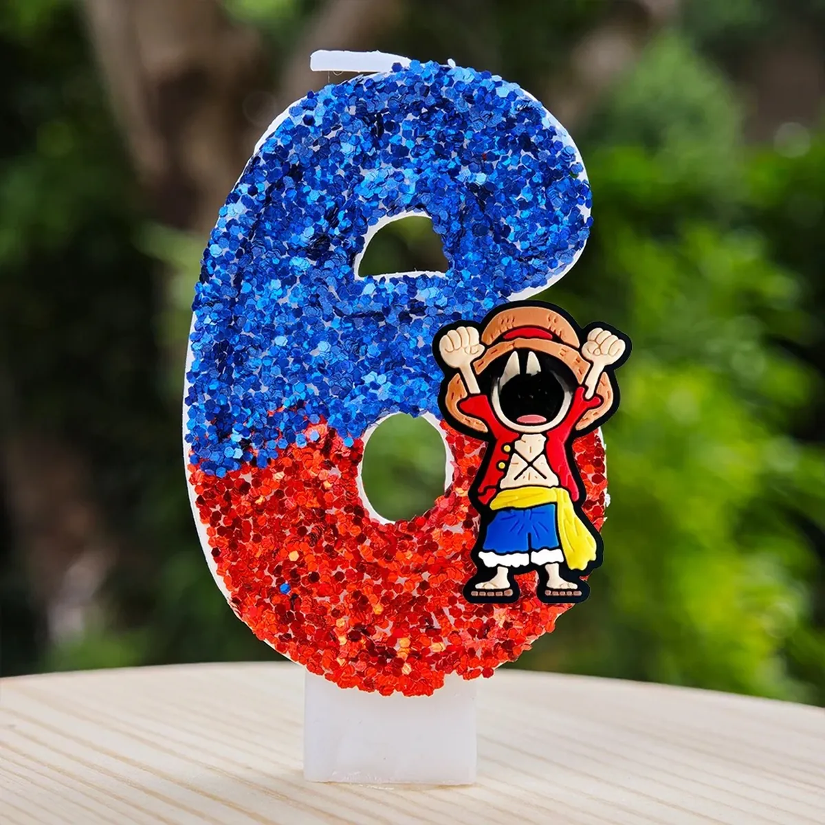 Velas de One Piece con número del 0 al 9 para pastel – g 6