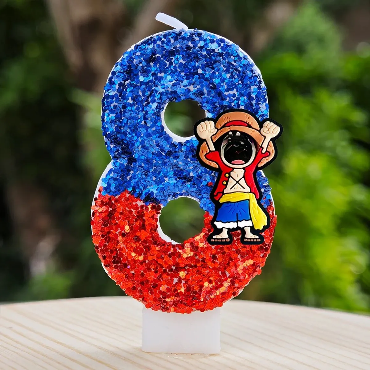 Velas de One Piece con número del 0 al 9 para pastel – g 8