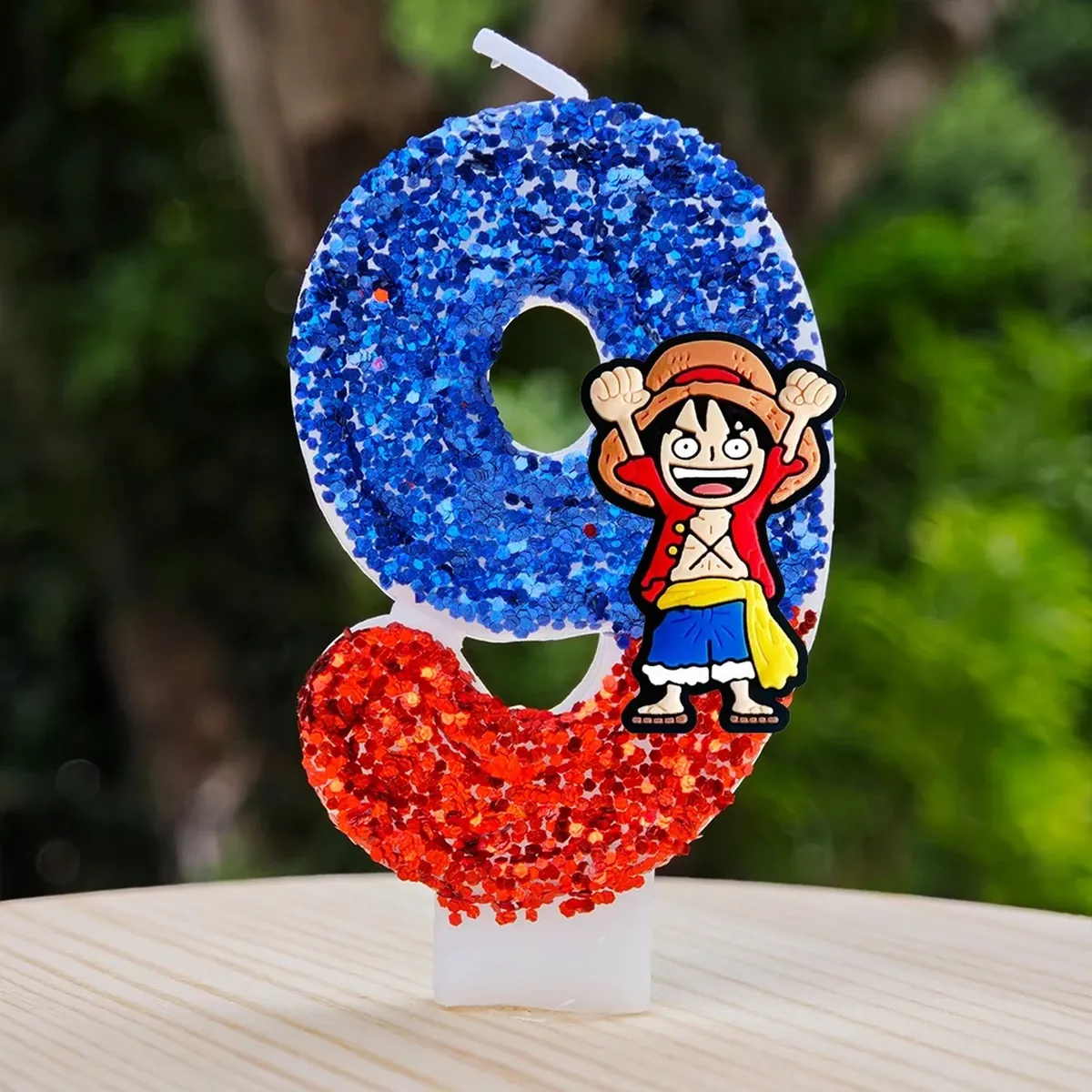 Velas de One Piece con número del 0 al 9 para pastel – g 9