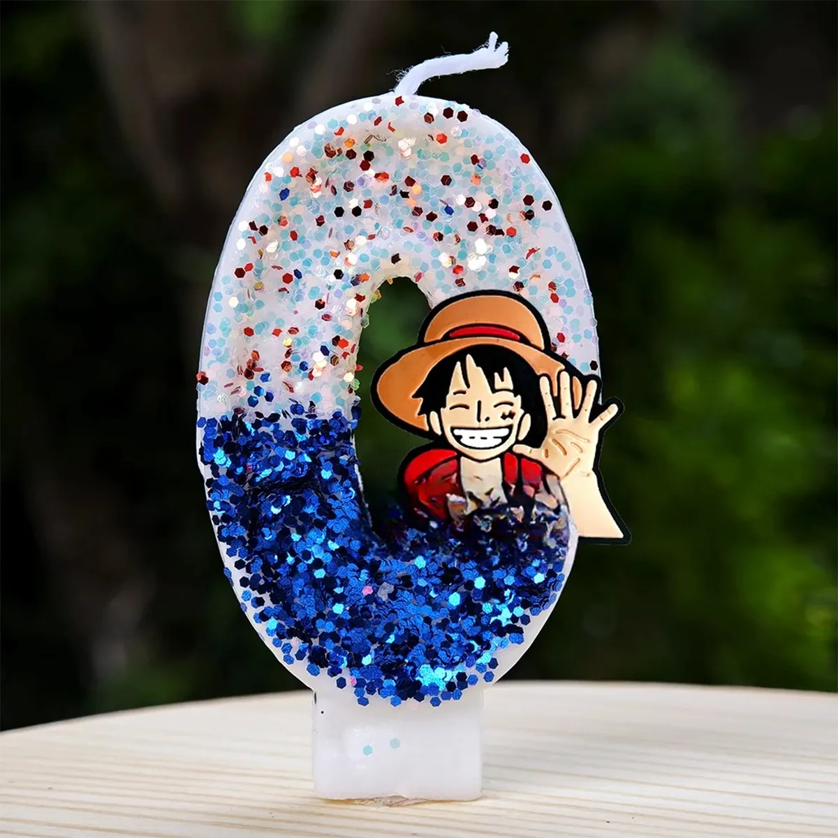 Velas de One Piece con número del 0 al 9 para pastel – i 0