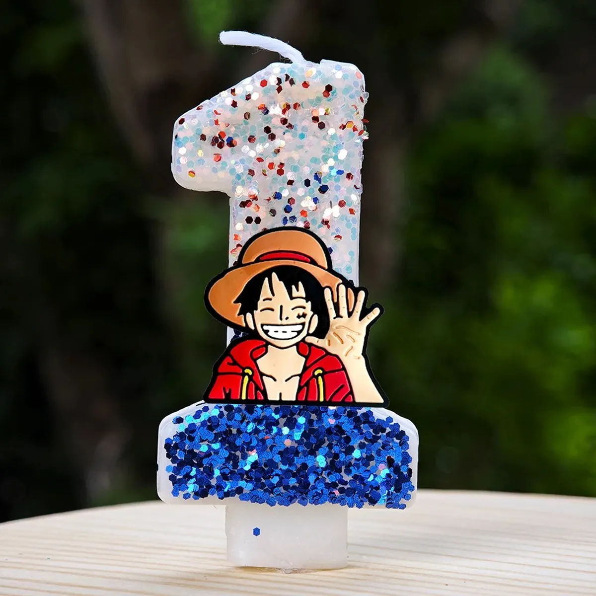Velas de One Piece con número del 0 al 9 para pastel – i 1