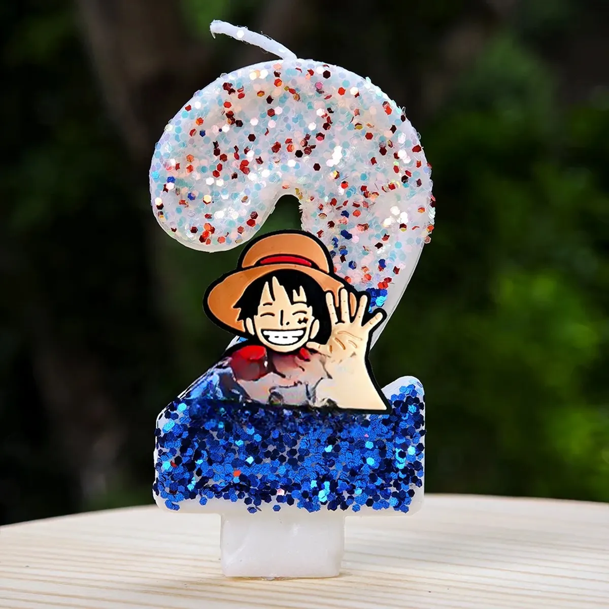 Velas de One Piece con número del 0 al 9 para pastel – i 2