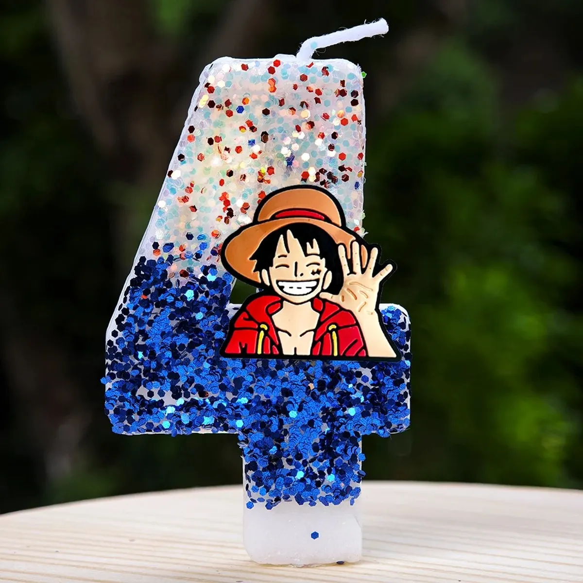 Velas de One Piece con número del 0 al 9 para pastel – i 4