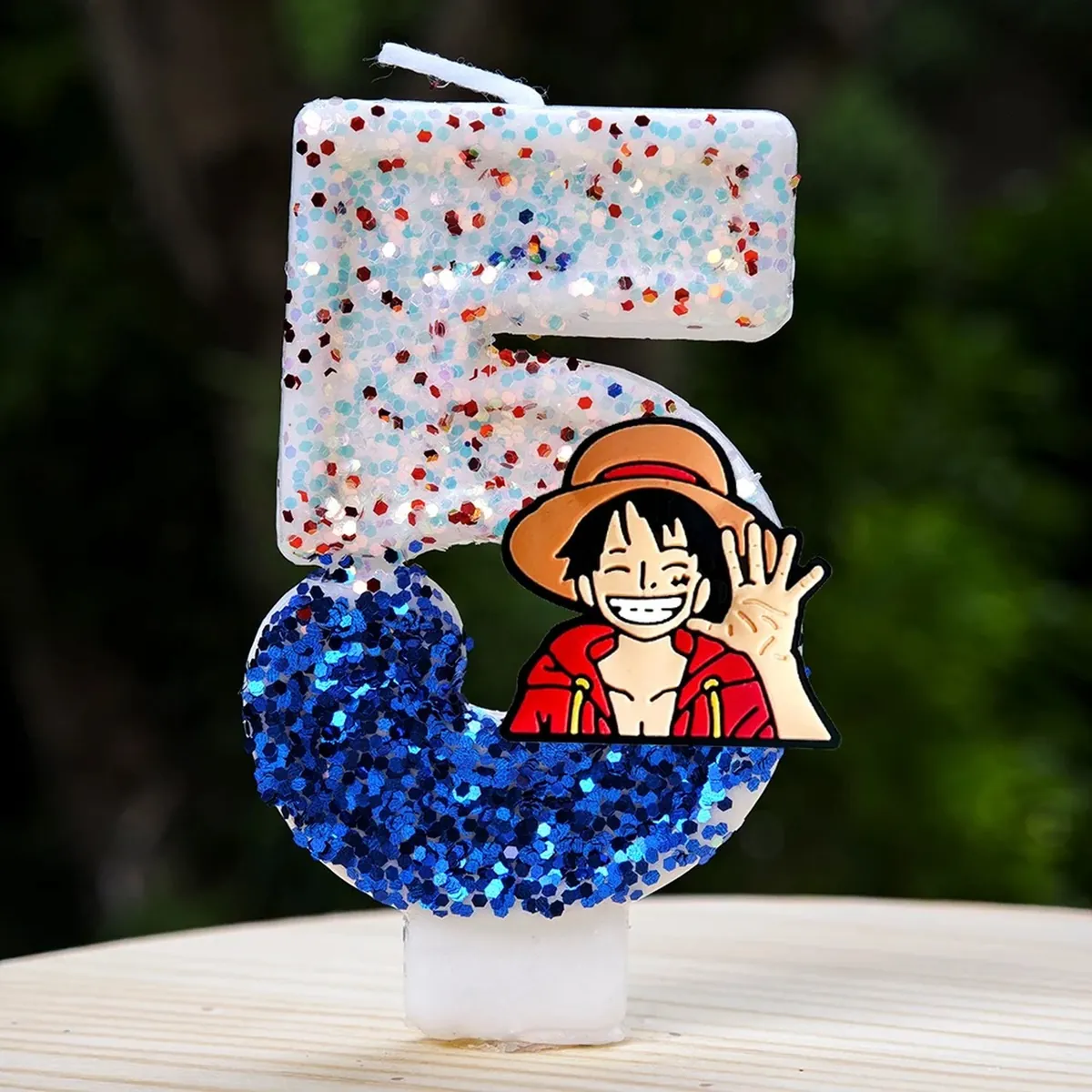 Velas de One Piece con número del 0 al 9 para pastel – i 5