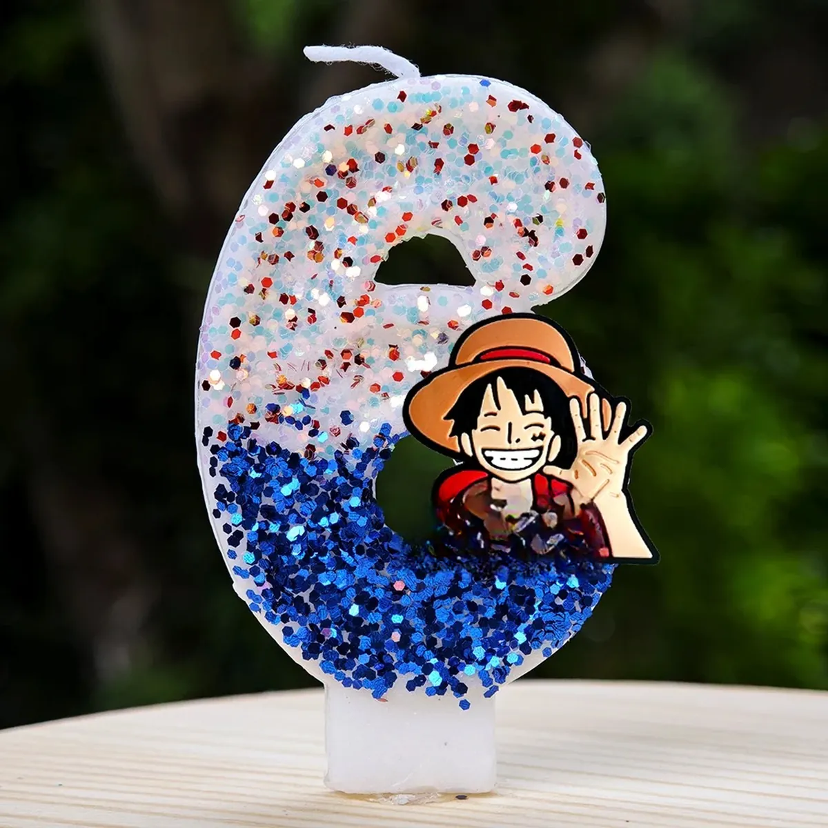 Velas de One Piece con número del 0 al 9 para pastel – i 6