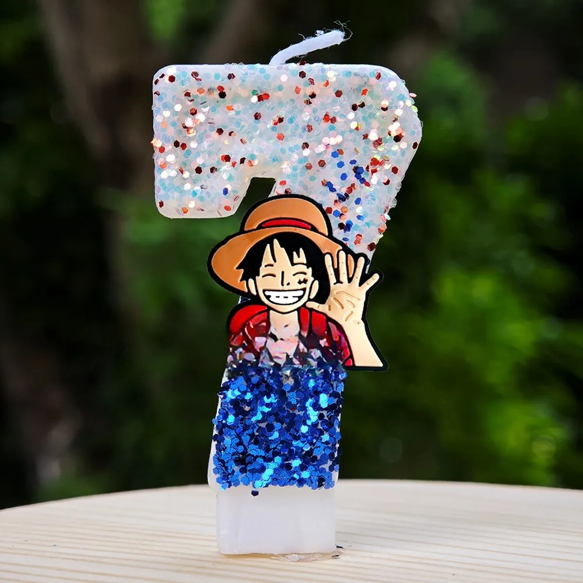 Velas de One Piece con número del 0 al 9 para pastel – i 7