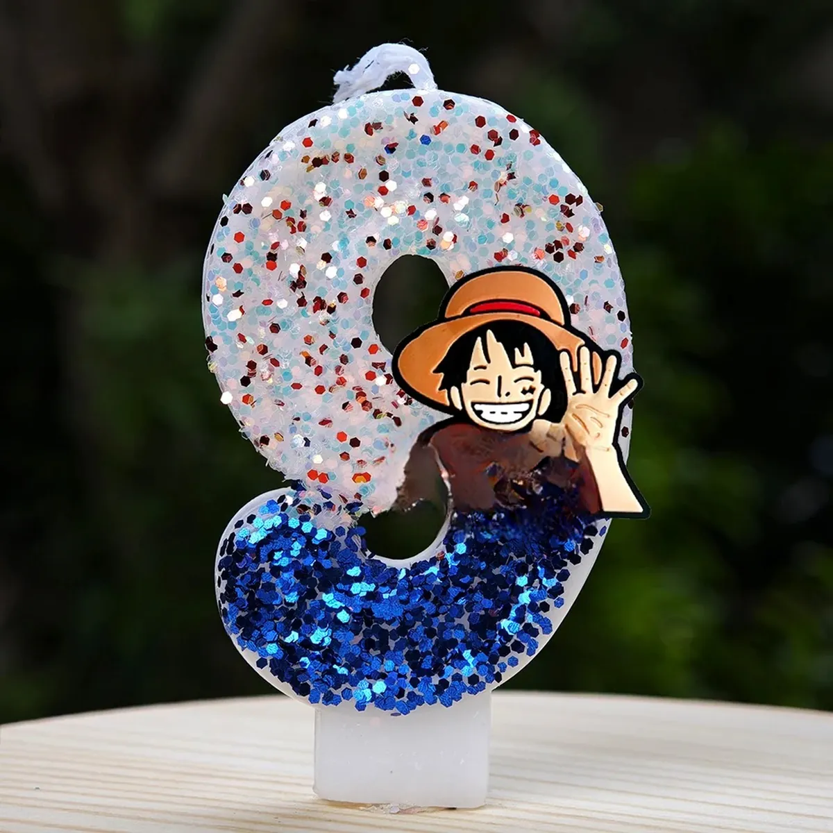 Velas de One Piece con número del 0 al 9 para pastel – i 9