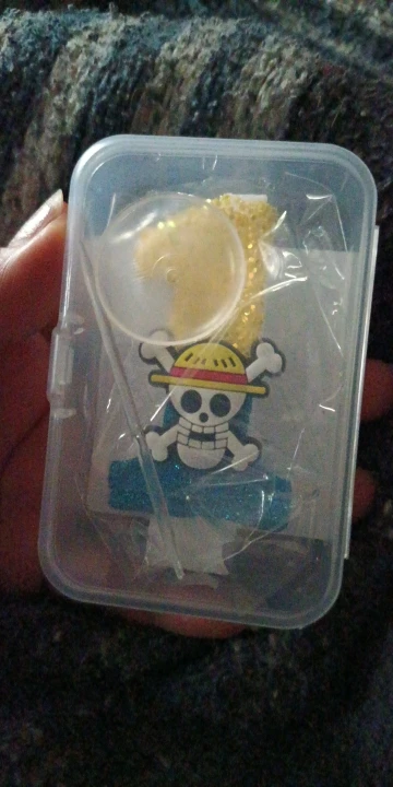 Foto de un comprador: Velas de One Piece con números del 0 al 9 y Luffy