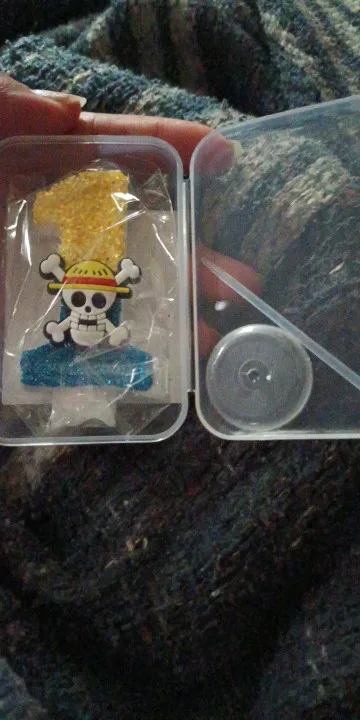 Foto de un comprador: Velas de One Piece con números del 0 al 9 y Luffy